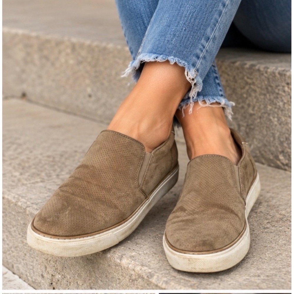 Dr. Scholl's Women's Madison Slip On Sneakers (Wood Brown) - Size 9.5 M
